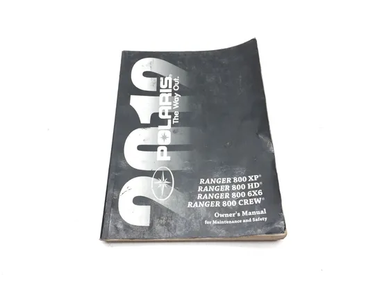 Owners Manual 2012 Polaris Ranger XP 800 4X4 3330