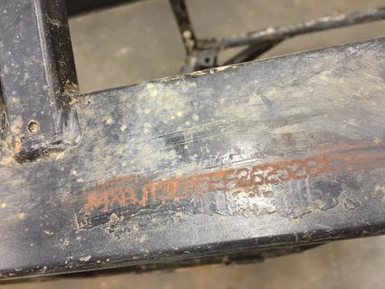 Frame Chassis 2014 Polaris RZR 900 LE EPS 3328