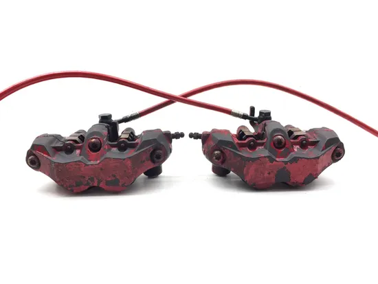 Left Right Front Brake Calipers Pads Set 2007 Suzuki GSXR600 3331 x