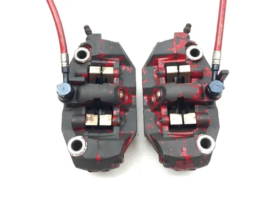 Left Right Front Brake Calipers Pads Set 2007 Suzuki GSXR600 3331 x