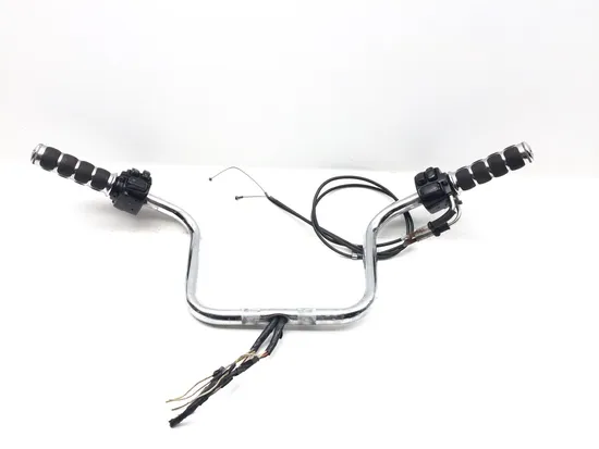 Aftermarket Handle Bars w Cables 2000 Harley Dyna Super Glide FXD 3335 x