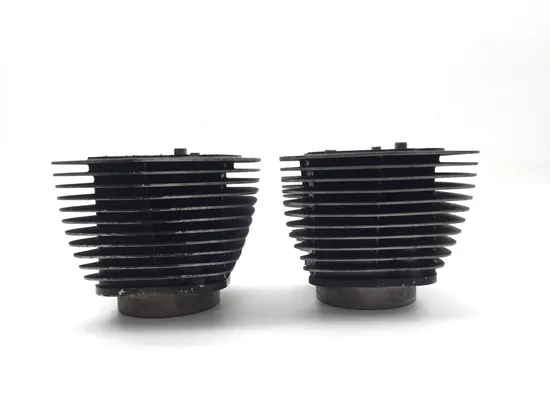 Front Rear Cylinder Jugs w Pistons 2004 Harley Dyna Super Glide FXD 3342 x