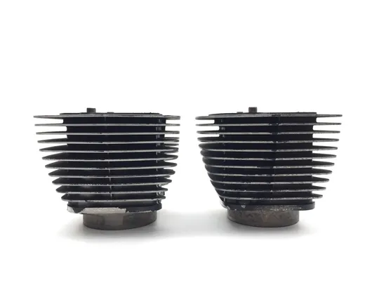 Front Rear Cylinder Jugs w Pistons 2004 Harley Dyna Super Glide FXD 3342 x