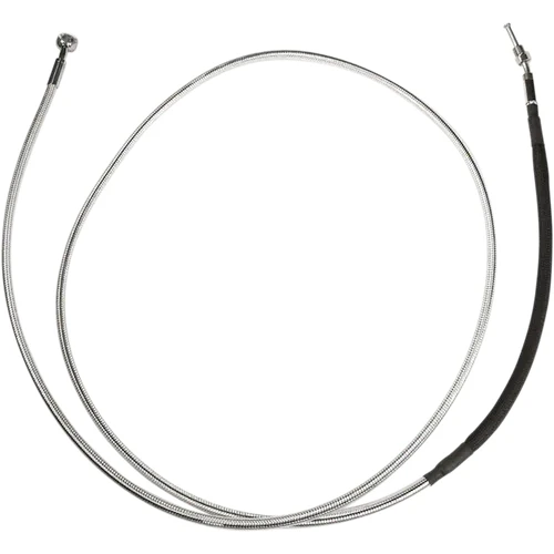 Magnum Braided Hyd Clutch Cable Chrome 78in 180 Deg 2