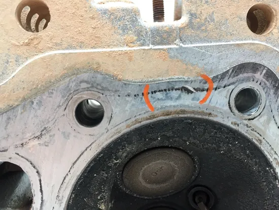 Engine Cylinder Head Complete W Valves 2006 Honda Foreman 500 TRX500FM S 3357 x 2