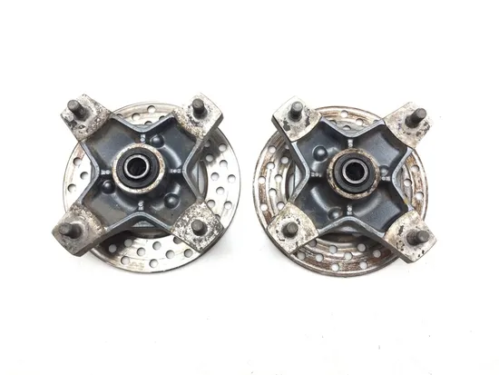 Front Wheel Hub W Rotor Set 2004 Suzuki Quadsport Z400 LTZ400 2x4 3360 x
