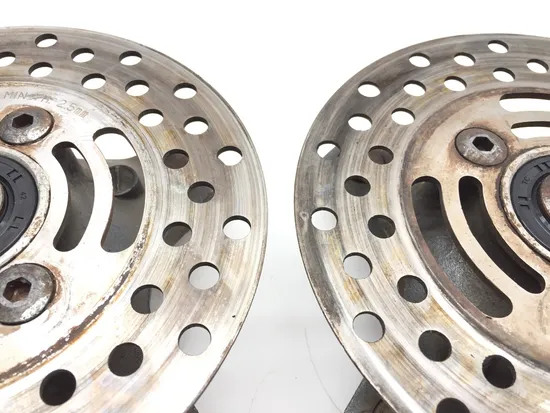 Front Wheel Hub W Rotor Set 2004 Suzuki Quadsport Z400 LTZ400 2x4 3360 x