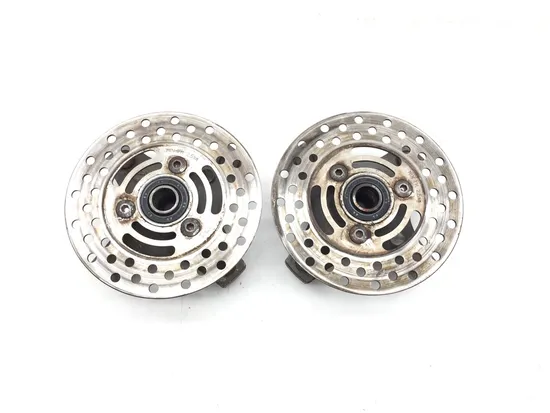 Front Wheel Hub W Rotor Set 2004 Suzuki Quadsport Z400 LTZ400 2x4 3360 x