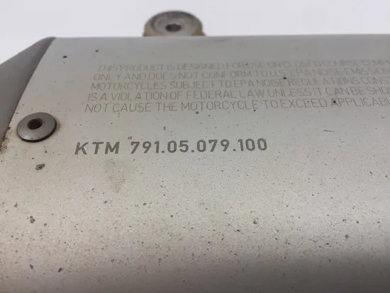 Muffler Can Exhaust Pipe 2022 KTM 450 SXF 3348