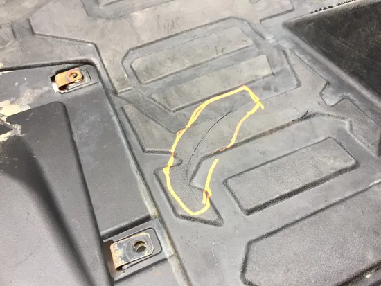 Right Passenger Side Floor Board 2020 Polaris RZR Pro XP Cruiser 3365 x