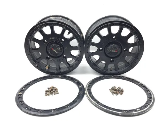 System 3 Beadlocks 14 Front Wheel Set 2020 Polaris RZR Pro XP Cruiser 3365 x