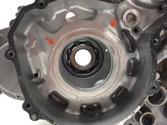 Engine Left Right Center Cases Case 2005 Polaris Predator 500 3370 x