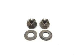 Front Wheel Hub Spindle Castle Nuts 2010 Kawasaki KFX450R 3366