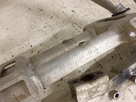 Frame Chassis 2010 Kawasaki KFX450R 3366