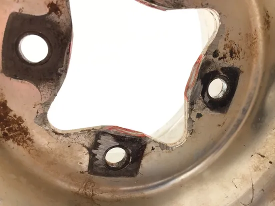 9 Rear Wheel A 2010 Kawasaki KFX450R 3366 x