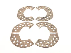 Front Brake Rotor Rock Guards 2017 Yamaha Wolverine R-Spec YXE70 4x4 FI EPS 3368