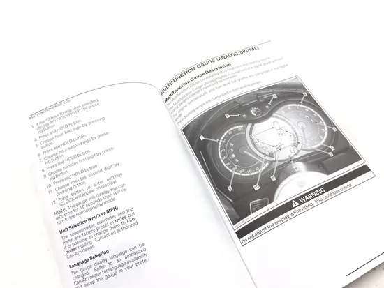 Owners Manual 2012 Can-Am Commander 1000 4x4 X EFI 3354