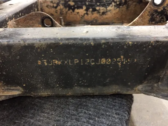 Frame Chassis 2012 Can-Am Commander 1000 4x4 X EFI 3354