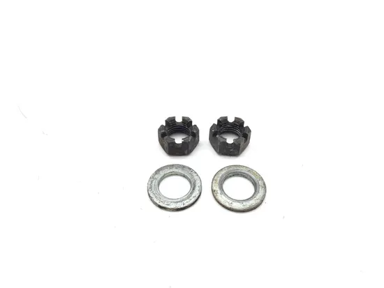 Front Wheel Hub Spindle Castle Nuts 2013 Suzuki Quadsport Z400 LTZ400 2x4 3374