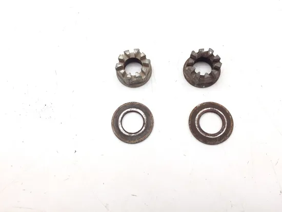 Rear Wheel Axle Hub Castle Nuts 2013 Suzuki Quadsport Z400 LTZ400 2x4 3372