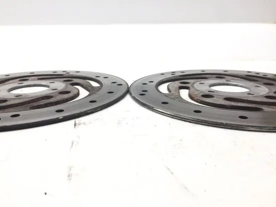 Left Right Front Brake Disc Rotors Set 2005 Harley Road King Classic FLHRCI 3336