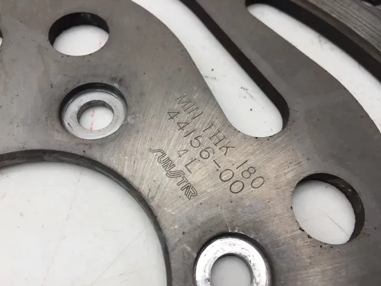 Left Right Front Brake Disc Rotors Set 2005 Harley Road King Classic FLHRCI 3336