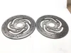 Left Right Front Brake Disc Rotors Set 2005 Harley Road King Classic FLHRCI 3336