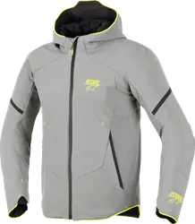 Alpinestars Adult Men Aeroshell Waterproof Jacket Gray Black 4XL