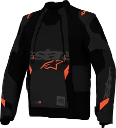 Alpinestars Adult Men Halo Pro Drystar XF Laminated Jacket 4XL Black Charcoal