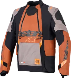 Alpinestars Adult Men Halo Pro Drystar XF Laminated Jacket L Black Gray Orange