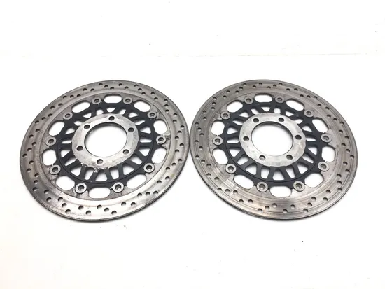 Left Right Front Brake Disc Rotors Set 2001 Triumph Speed Triple 3373 4