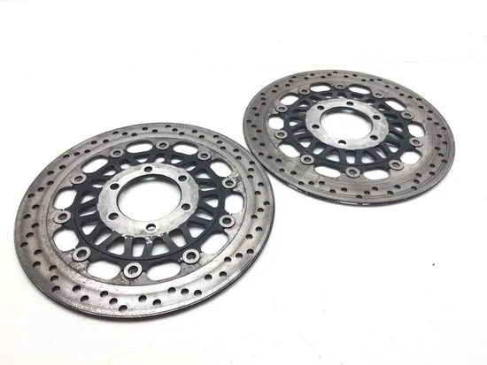 Left Right Front Brake Disc Rotors Set 2001 Triumph Speed Triple 3373 1