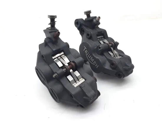 Left Right Front Brake Calipers Pads Set 2001 Triumph Speed Triple 3373