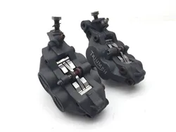 Left Right Front Brake Calipers Pads Set 2001 Triumph Speed Triple 3373