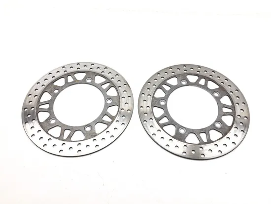 Left Right Front Brake Disc Rotors Set 2008 Suzuki Burgman 650 AN650 3351