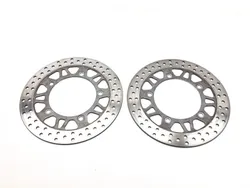 Left Right Front Brake Disc Rotors Set 2008 Suzuki Burgman 650 AN650 3351