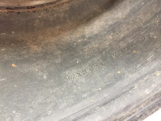 12 Rear Wheel A 2009 Kawasaki Teryx 750 KRF750G 4x4 FI 3322