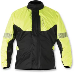 Alpinestars Adult Men Hurricane Rain Jacket M Black Fluorescent Yellow