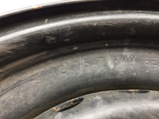 12x7.5 Rear Wheel A 2016 Honda Pioneer 700-4 SXS700M4 3376