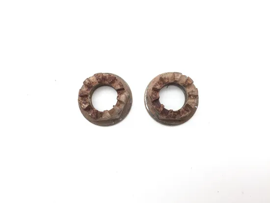 Front Wheel Hub Spindle Castle Nuts 2016 Honda Pioneer 700-4 SXS700M4 3376