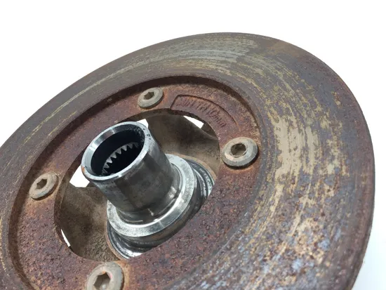 Front Wheel Hub with Rotor A 2016 Honda Pioneer 700-4 SXS700M4 3376