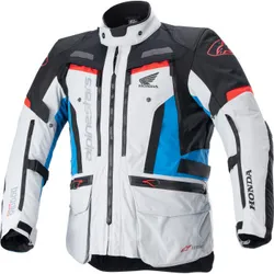 Alpinestars Adult Men Honda Bogota Pro Drystar Jacket S Black Gray Blue