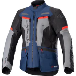Alpinestars Adult Men Bogota Pro Drystar Jacket 2XL Black Blue Gray Red