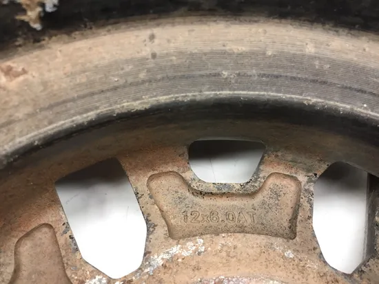 12 Front Wheel A 2017 Honda Pioneer 700 SXS700M2D Deluxe 3378