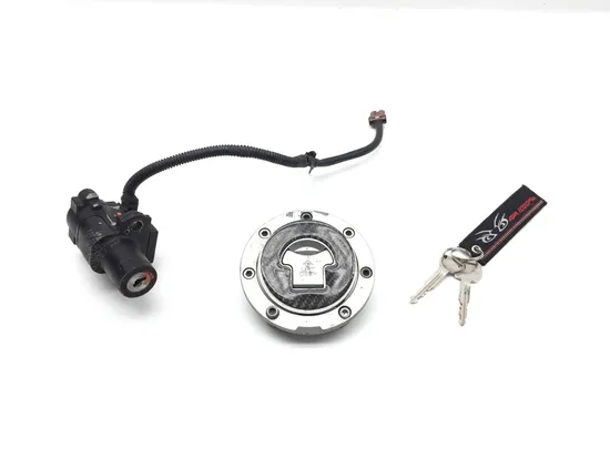Lockset Ignition Trunk Tank Gas Cap Key 2008 Honda CBR1000RR 3371 x
