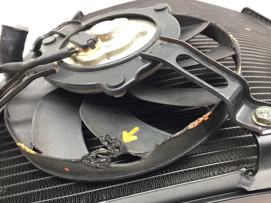 Radiator Cooling Front Fluid with Fan 2008 Honda CBR1000RR 3371 x