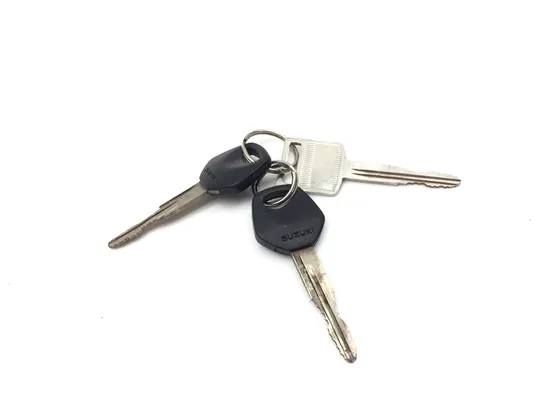 Lockset Ignition Trunk Tank Gas Cap Key 2003 Suzuki Vstrom 1000 DL1000 3379