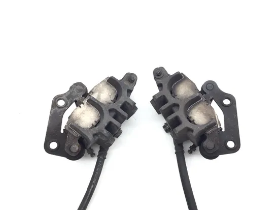 Left Right Front Brake Calipers Pads Set 2003 Suzuki Vstrom 1000 DL1000 3379