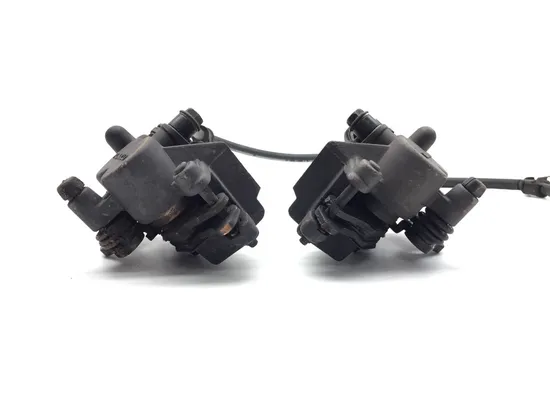 Left Right Front Brake Calipers Pads Set 2003 Suzuki Vstrom 1000 DL1000 3379