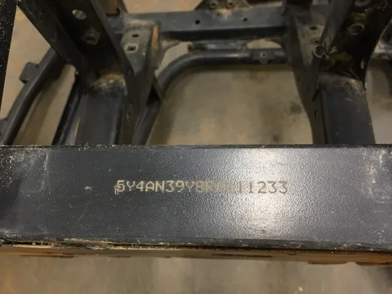 Frame Chassis 2024 Yamaha Wolverine RMAX4 1000 YXF10 XT-R 3377